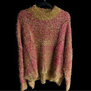 OVERSIZED TINSEL SWEATER - NWT - S/M